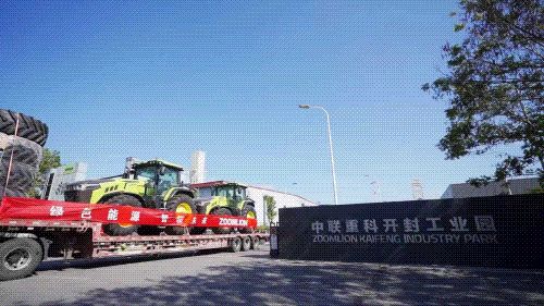 国内首发！中联重科DV3504新能源拖拉机批量交付“西部粮仓”