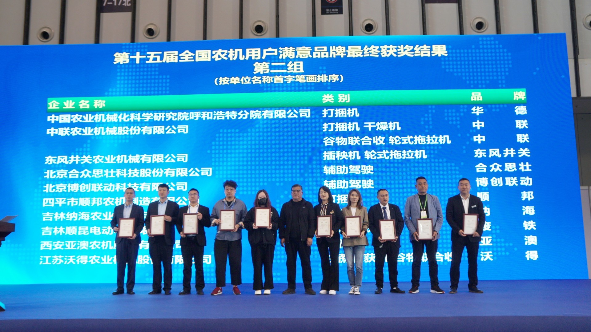 实力认证！中联重科四大系列产品荣获全国农机用户满意品牌