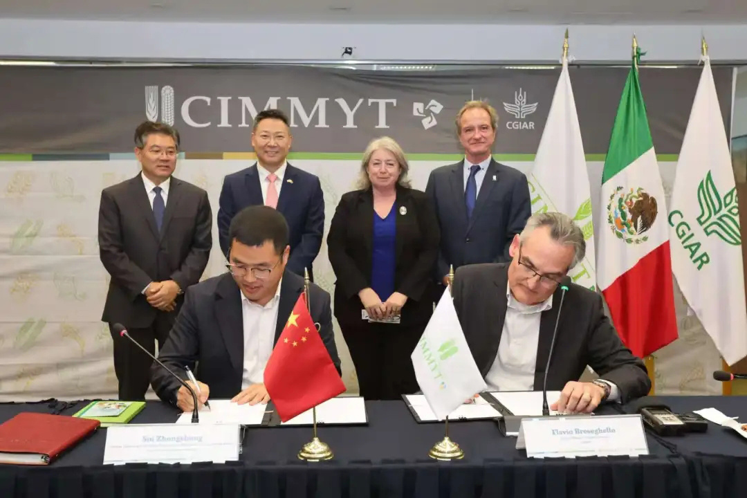 中联重科与国际玉米小麦改良中心签署合作备忘录